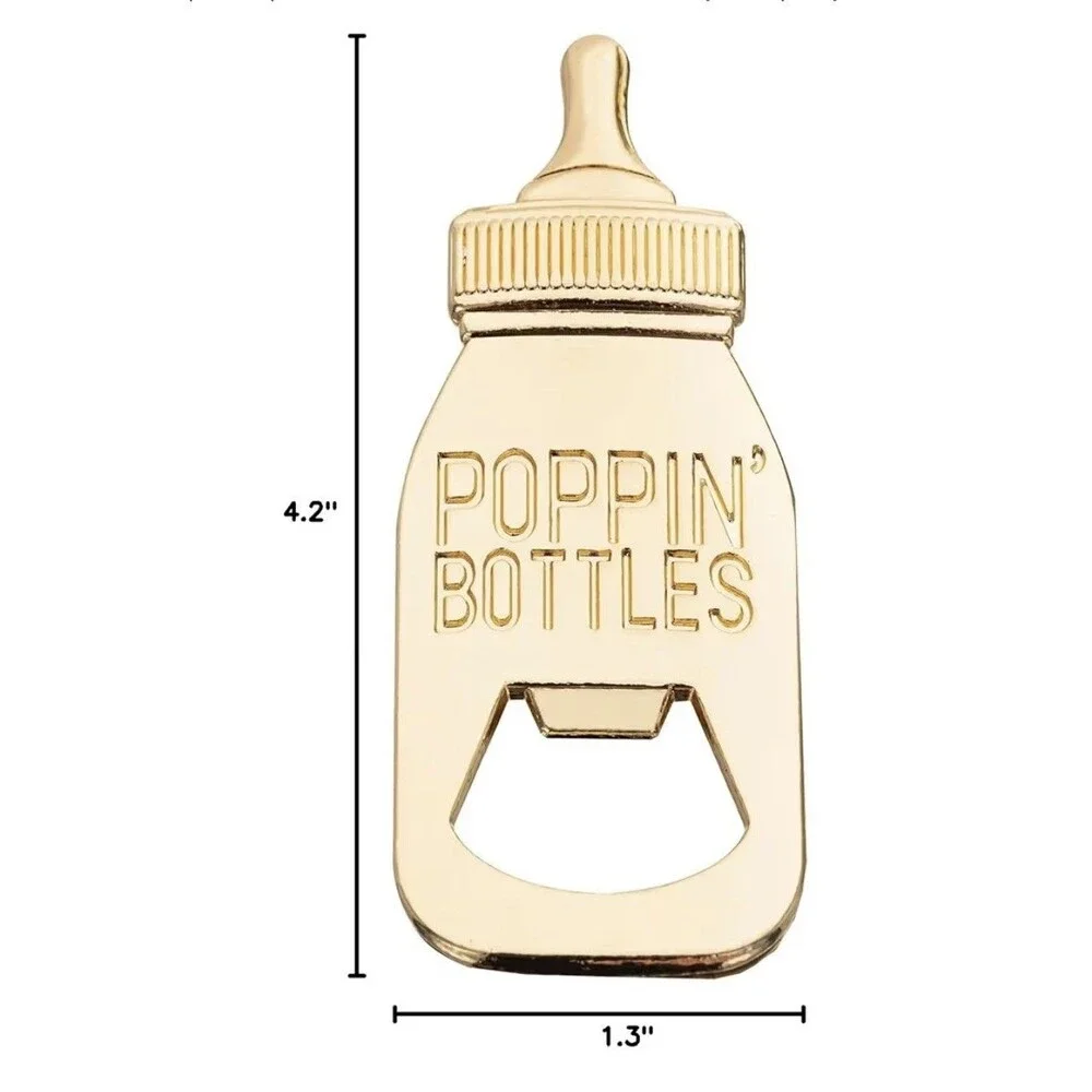 Baby Bottle Openers for Baby Shower Party Favors, Gifts keepsake, boys 24 piece